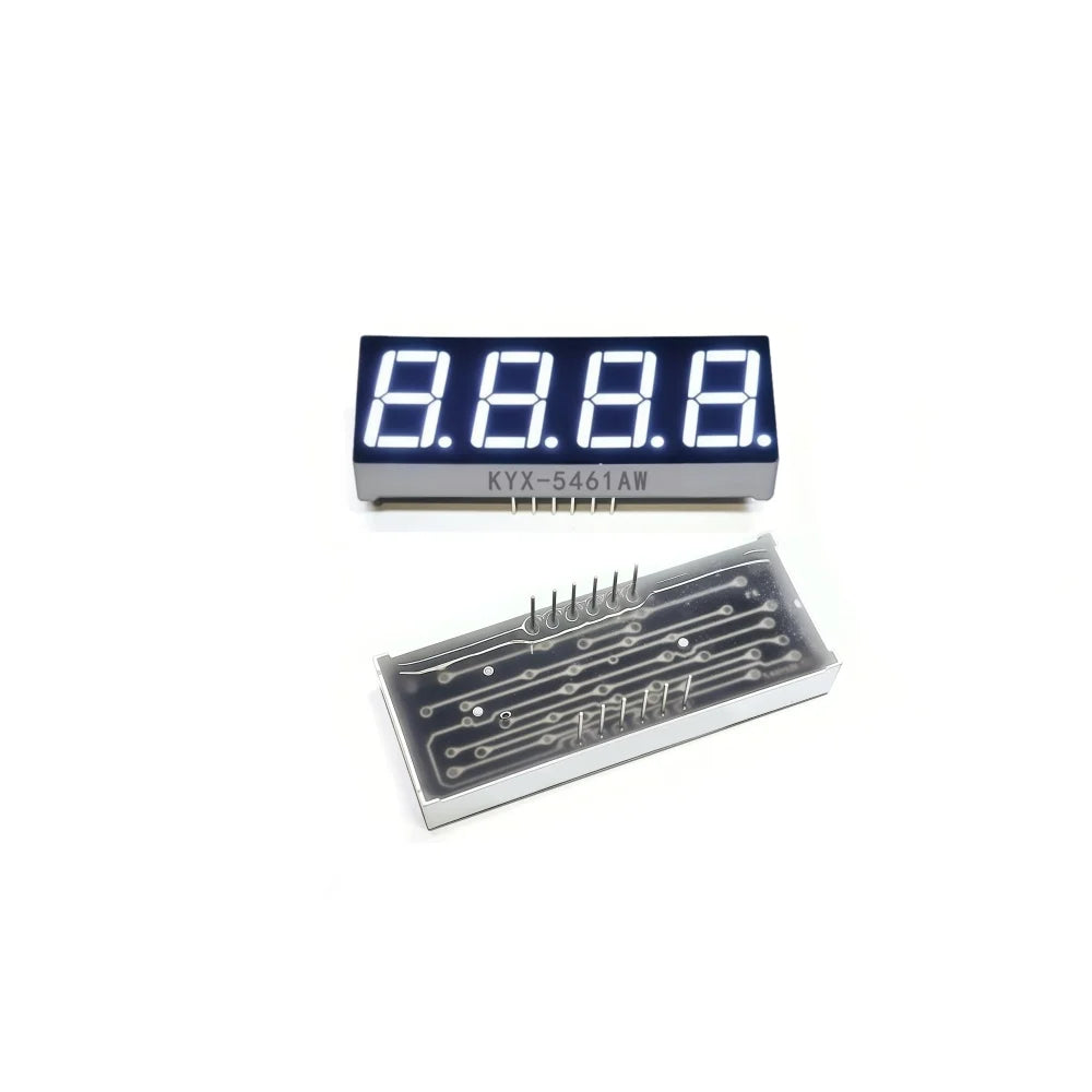 10PCS 0.56-inch 4-digit numeric tube 50mmX19mm digital display "8" height14.2mm seven-segment numeric tube 5461series5641