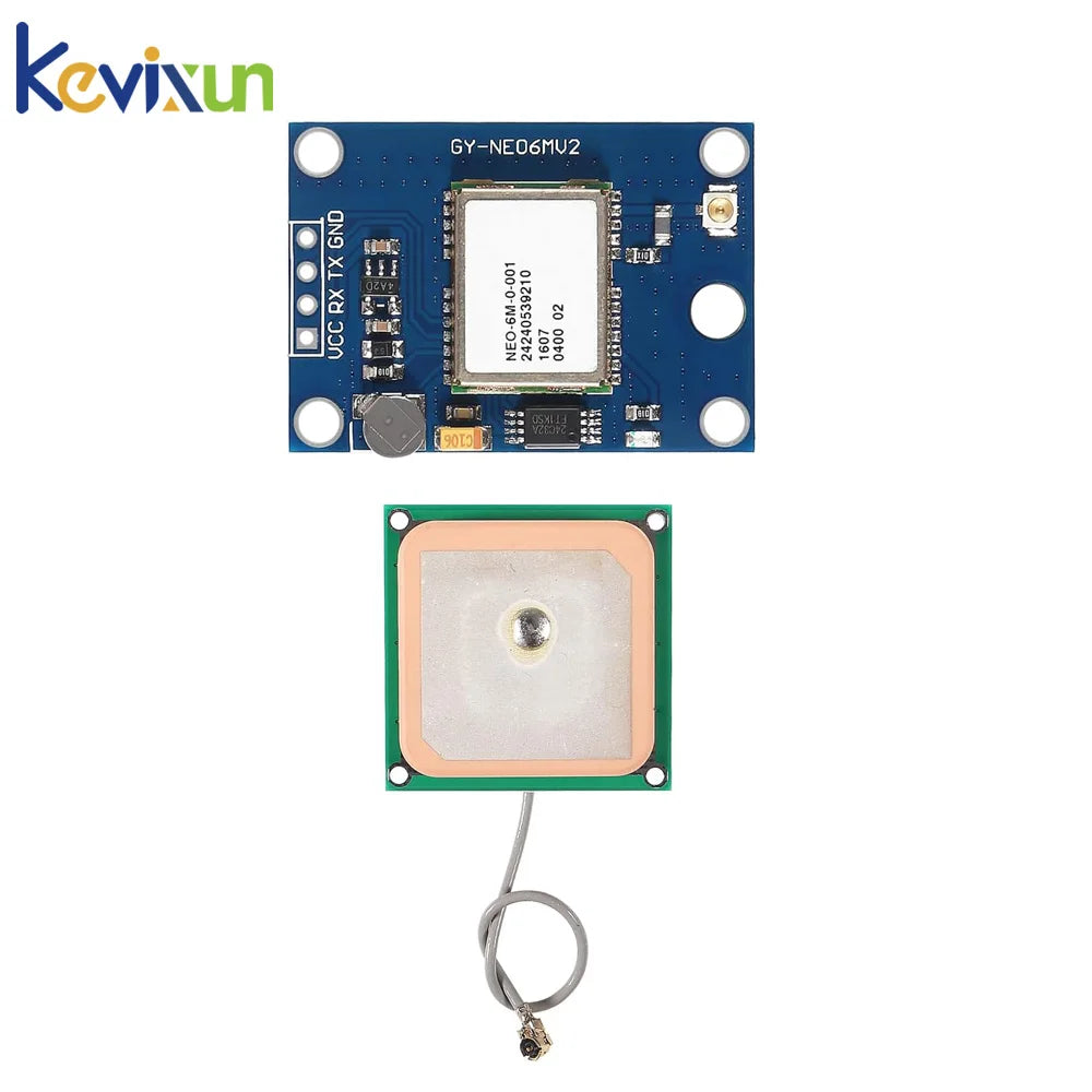 GY-NEO6MV2 New NEO-6M NEO-7M NEO-8M GPS Module NEO6MV2 with Flight Control EEPROM MWC APM2.5 Large Antenna for Arduino