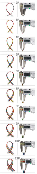 10PCS 1.0 1.25 1.5 2.0 2.54 SH/JST/ZH/PH/XH 1.0MM 1.25MM 1.5MM 2.0MM  2.54MM 2PIN/3/4/5/6/7/10P Female Plug Connector With Wire
