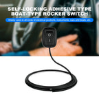 Universal Power Off Switch 60cm/100cm Car Button Switch DC 12V/24V Battery Disconnect Switch for Fog Lamp Neon Lights
