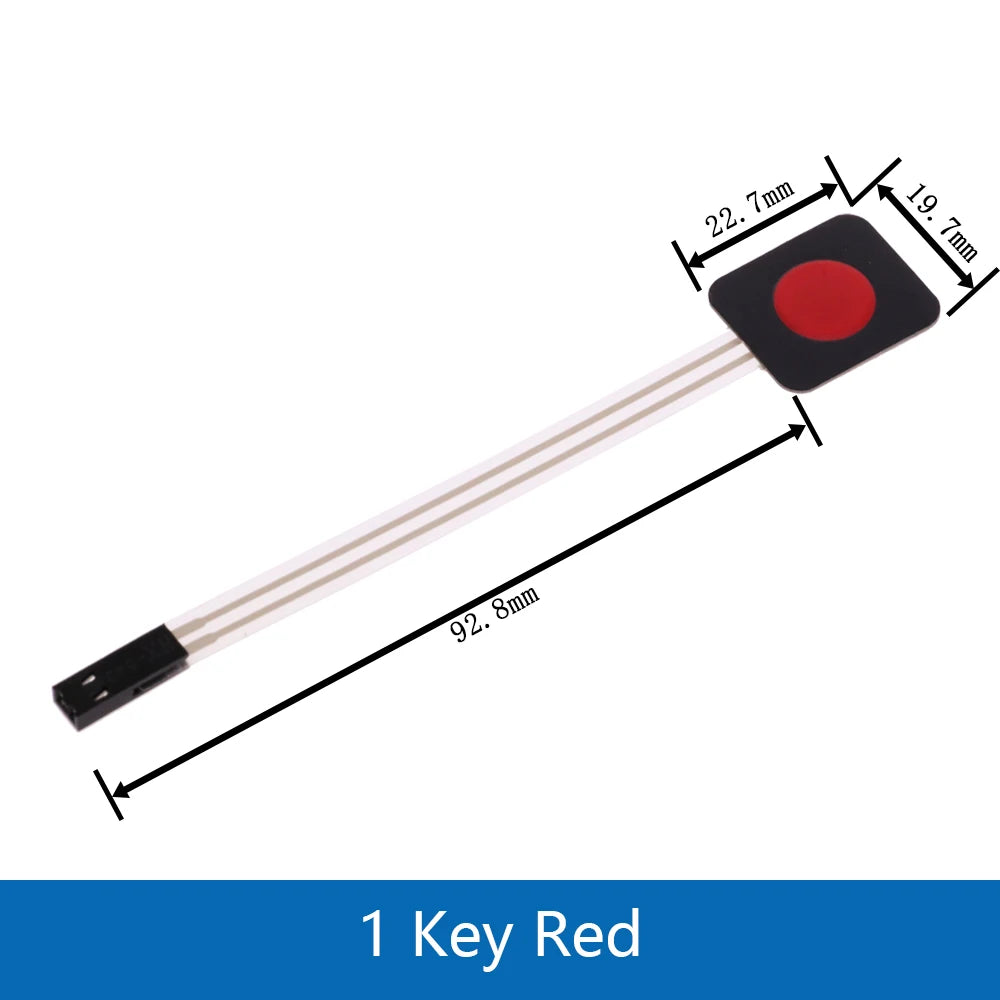 1 2 3 4 5 6 7 8 Key Button Membrane Switch Matrix Array Keyboard Keypad Control Panel Pad DIY Kit For Arduino Smart Car