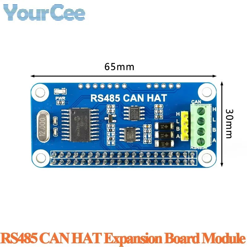 2-CH RS485 HAT 2 Channel Isolated Expansion Board Module SC16IS752 SP3485 Multi Onboard Protection Circuits for Raspberry Pi 4