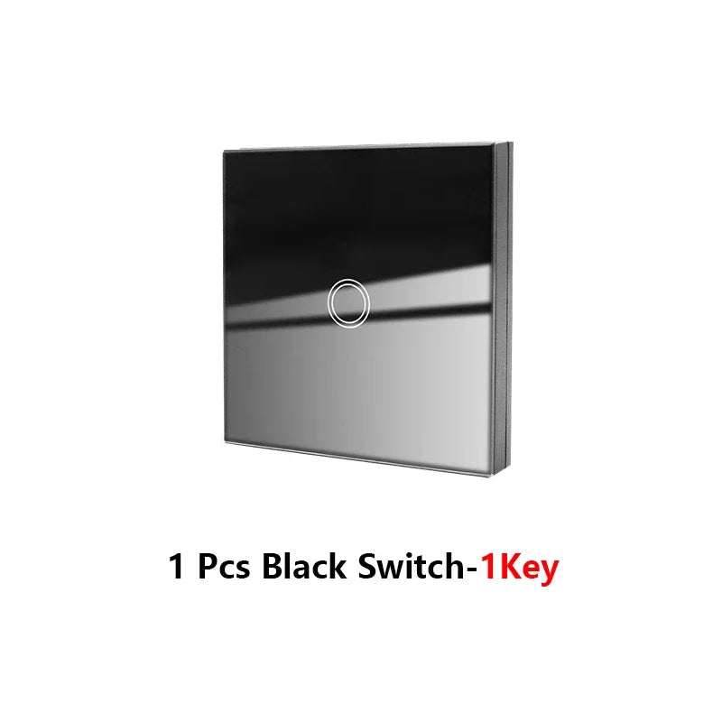 Diese 86 Switch Panel ON/OFF Touch Switch Wireless Light Switch 433Mhz Remote Control ,AC 85V~240V 10A Interruptor for Lighting
