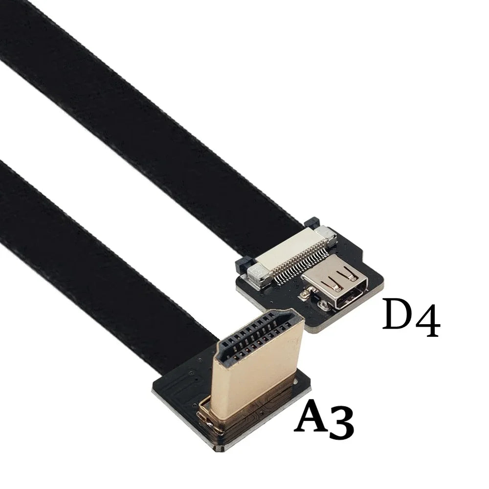 Camera 0.05M-1M FPC flexible cable drone aerial photo transmission FPV Micro HDMI to HDMI HD cable