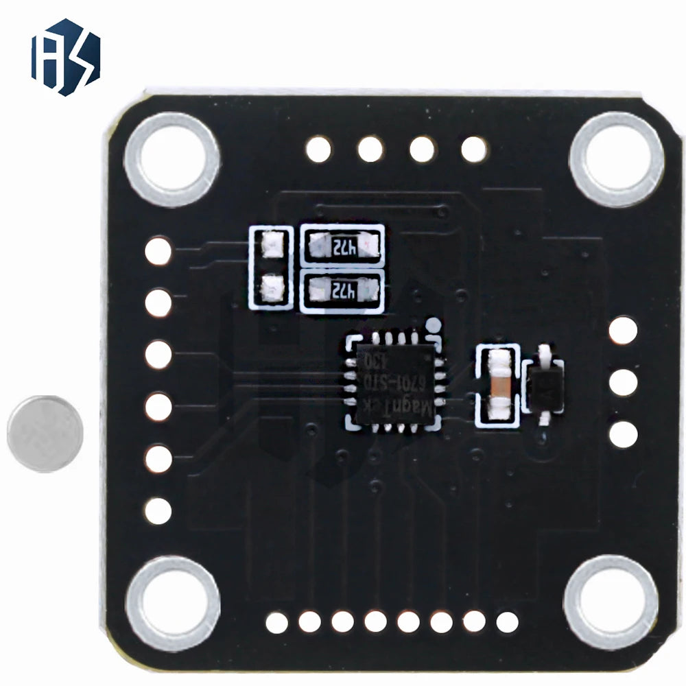 MT6701QT Magnetic Encoder Magnetic Induction Angle Measurement Sensor Module 4 Communication Interface Replaces The AS5600