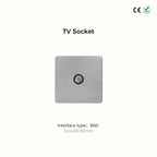 Avoir Matte Silver Vintage Toggle Switch Panel Brass Lever Switches Push Button Home Improvements Light Switches Dimmer Sockets