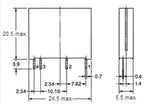 1Pcs 5V 12V 24V DC-AC Solid State Relay Module G3MB-202P PCB SSR AC 240V 2A Snubber Circuit Resistor Relay Switch