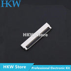 10pcs 0.8mm Pitch Under Clamshell Socket FPC FFC Flat Cable Connector 24P 30P 32P 34P 36P 40P