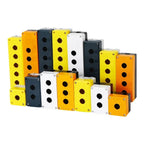1/2/3/4/5 Hole Button Switch Control Box Button Emergency Stop Dustproof Waterproof IP65 Button Thickened Yellow Gray