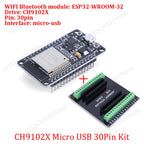 ESP32 Development Board 30Pin Breakout Board WiFi+Bluetooth Ultra-Low Power Dual Core ESP-32 Expansion Board for Arduino
