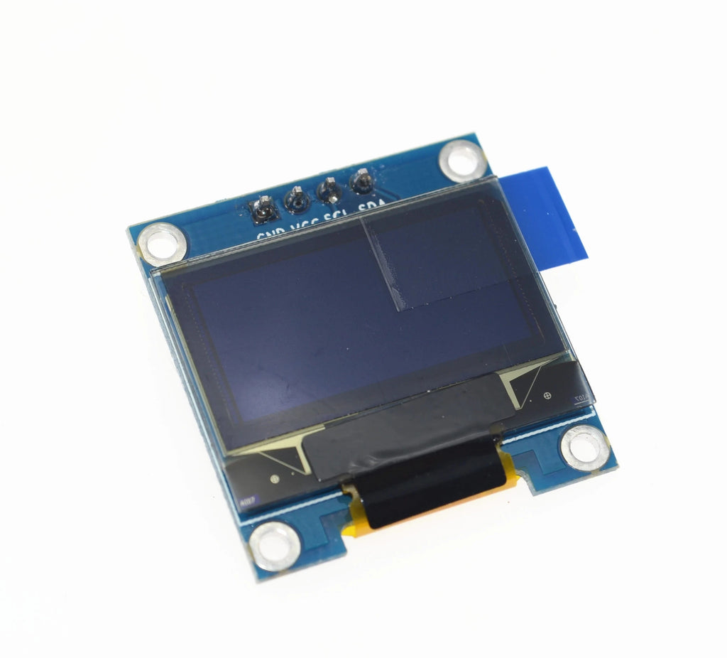 0.96 inch OLED IIC Serial White Display Module 128X64 I2C SSD1306 12864 LCD Screen Board GND VCC SCL SDA 0.96" for Arduino Black