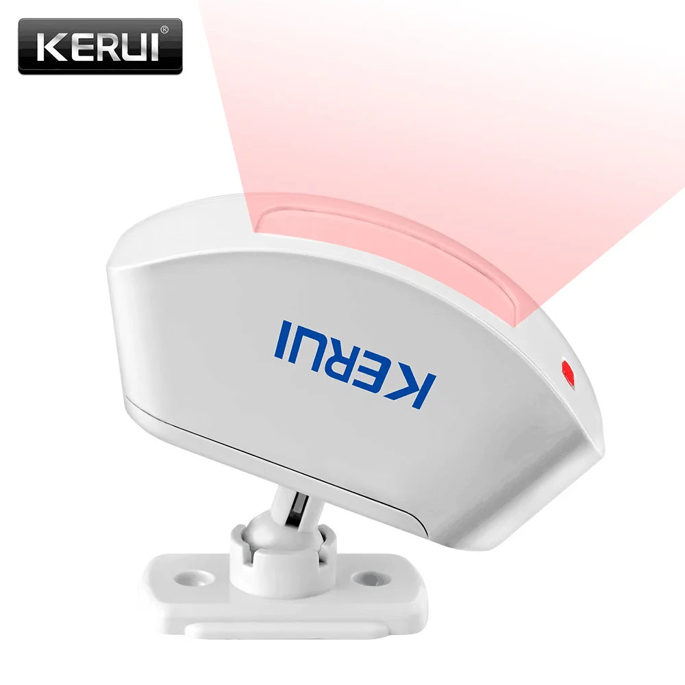 KERUI Wireless Curtain PIR Motion Sensor Detector Infrared Detector Burglar Alarm System Detector Work for All KERUI Alarms