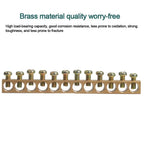 Brass Zero Row Multi-specification With Hole Screw Grounding Terminal Block Terminal Block Power Distribution Cabinet