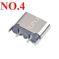 10Pcs USB Connector Type C Female Charging Port Jack 2/4/6/16 Pin Type-C Socket PCB Soldering SMD SMT DIY Repair Type C Adapter