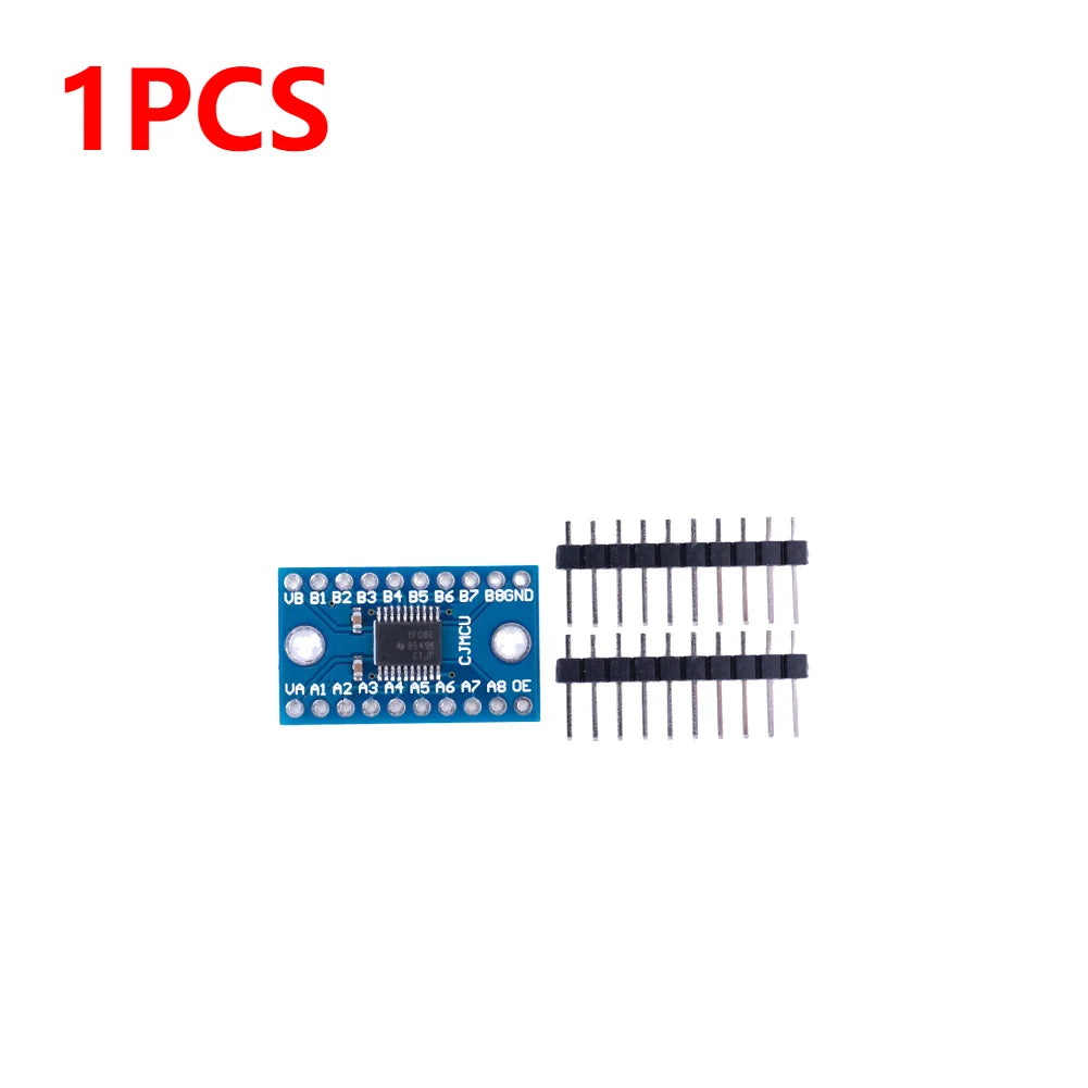 TXS0108E Logic Level Conversion Module 3.3V 5V 8 Channel Logic Level Shifter Bi-Directional Module High Speed for Raspberry Pi