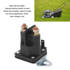 12V Starter Relay Brass Coil Silver Plated Contact Relay for Vehicle and Home Appliances Lawn Mower Relay