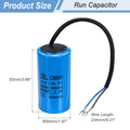 1/2Set CBB60 25-70uF Running Capacitor AC 450V 2 Wires 50/60Hz for Air Compressor Motor Washing Machine Refrigerator Motor Start