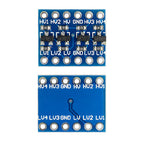 1/10/20x 4MOS Transistor Level Conversion Module 3V and 5V 4 Channels Logic Level Shifter 4 Way Bi-Directional Module High Speed