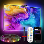 LED TV Backlight with Color Picking Sensor RGB-IC Led Strip Lights App Control Music Sync Light for 55-75inch PC/TV Ambient Ligh