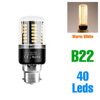 30W LED Indoor Corn Bulb E27/E26 Ceiling Lamp Bulbs E14 Spotlight B22 Living Room Bedroom Kitchen Washroom 220V Home Lighting