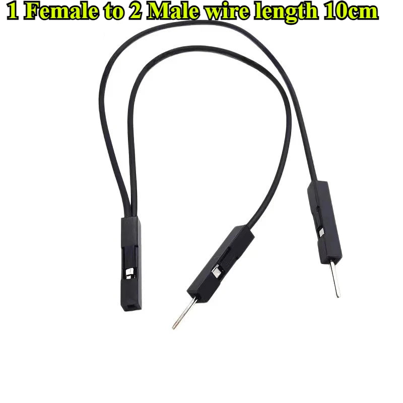 Dupont Terminal Wire 2.54mm 1 Male/Female to 2/3/4/5 Female/Male Jumper Splitter 2P/3P/4P/5P Pins Jumper Splitter Adapter Cable