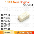 5 PCS SSOP-4 TLP3214 TLP3312 TLP3320 TLP3216 TLP3215 TLP3241 SSOP-4 SMD White Relay solid-state optocoupler 100%Quality Original