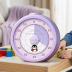 Portable Visual Timer Multifunctional 60-Minutes Timer Countdown Alarm Clock Silent Operation Visualization Function