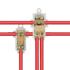 High Power Branch Terminal Quick Wire Connector Terminal Block 400V Electrical Cable Junction Box ZK-306 T-Type Wiring Terminal