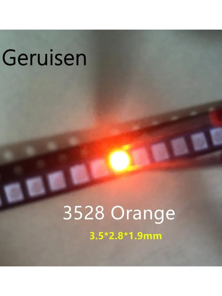 3528 1210 1000pcs SMD LED Diodes Diode SMD LED Diodo Kit Green RED WARM White ICE Blue Yellow Pink Purple-UV IR  Orange rgb