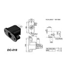 DC002/004/DC005/015 Power Socket 3.5x1.3mm 5.5x2.1mm 5.5x2.5mm DC Power Socket USB Three-Leg Direct Plug Socket Female Connector