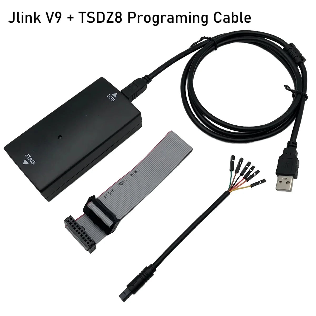 For Tongsheng TSDZ TSDZ8 Speed Sensor Extension Cable 6 Pin Wire J-Link V9 Jlink V9 Programing Electric Bike Accessories STM32