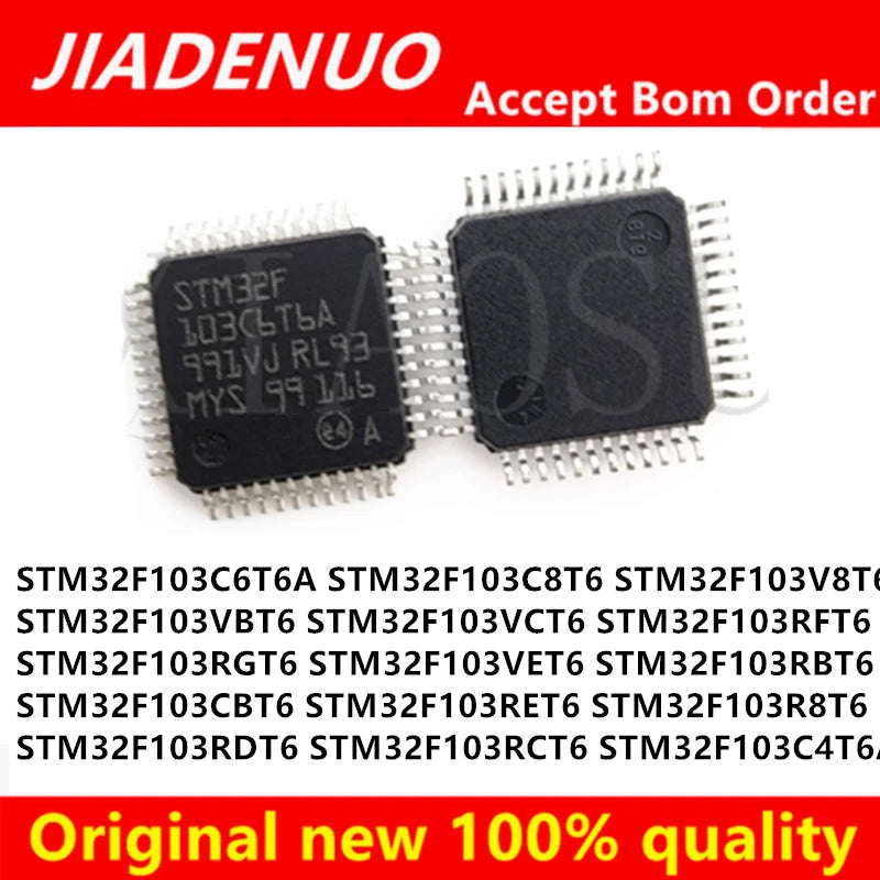 STM32F103C6T6A C4T6A STM32F103C8T6 STM32F103CBT6 STM32F103VET6 STM32F103RBT6 STM32F103 RET6 RCT6 RDT6 RFT6 RGT6 V8T6 VBT6 VCT6