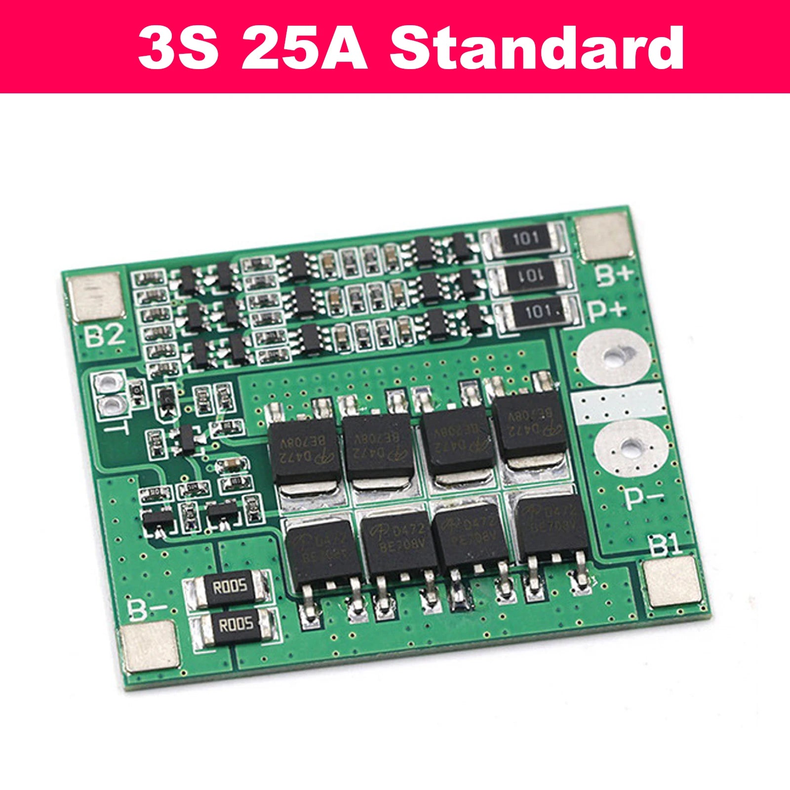 3S 4S 40A 60A 18650 Lithium Battery Protection Board BMS 12.6V 16.8V Overcharge Overdischarge Protection for Drill