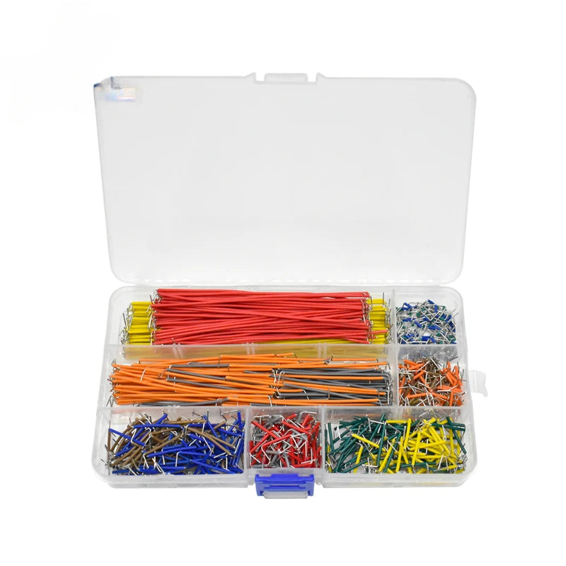 140/350/560/840Pcs U Shape Solderless Breadboard Jumper Cable Wire Kit For PCB Bread Board Prototyping Circuits, For DIY