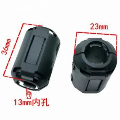 5MM 6.5MM 8MM 10MM 13MM 15MM Inner Bore EMI Filter Ferrite Bead Clip Cable Wire Noise Cancel Ferrite Ring Black/Grey