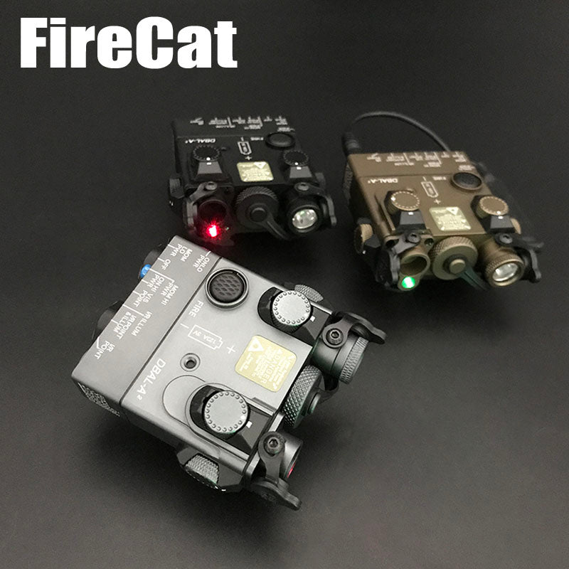 Sotac Full Metal DBAL-A2 Red Green Laser Sight Advance 2 Visible / IR Dual Beam Aiming PEQ-15 Otal Infrared Laser Light Airsoft