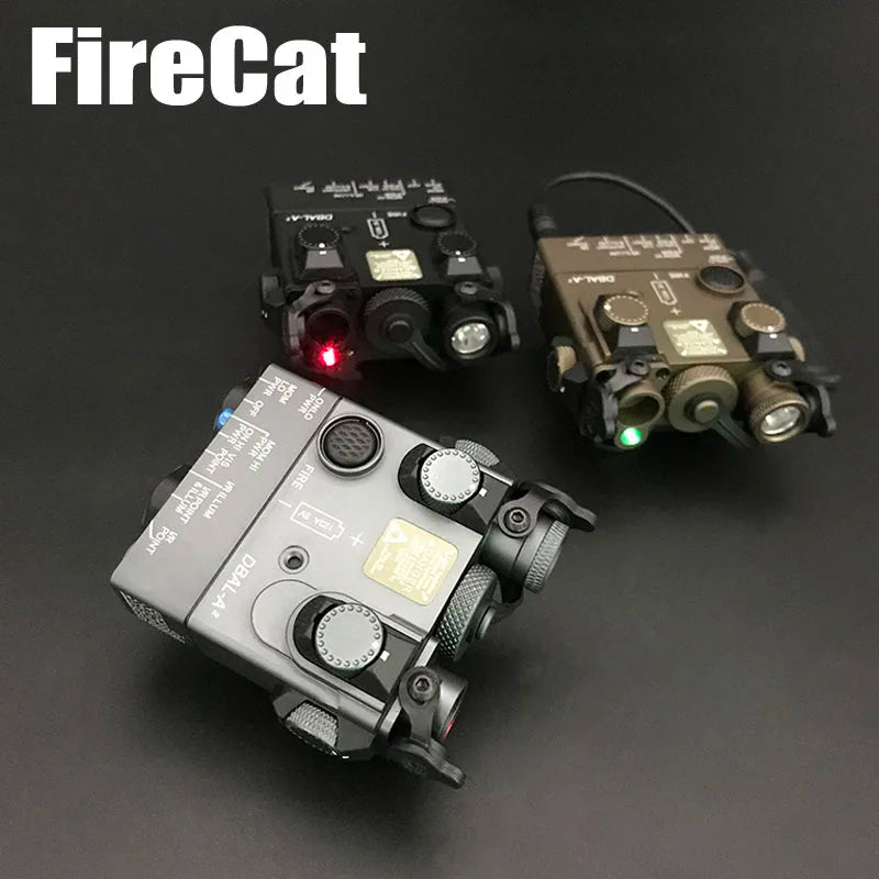 Sotac Full Metal DBAL-A2 Red Green Laser Sight Advance 2 Visible / IR Dual Beam Aiming PEQ-15 Otal Infrared Laser Light Airsoft