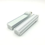 G24 2Pin 7W9W10W12W15W18W E27 LED Corn Bulb Lamp Horizontal Clear Cover Rotatable 85-265V Plug 2U PLC CFL LED Replacement Light