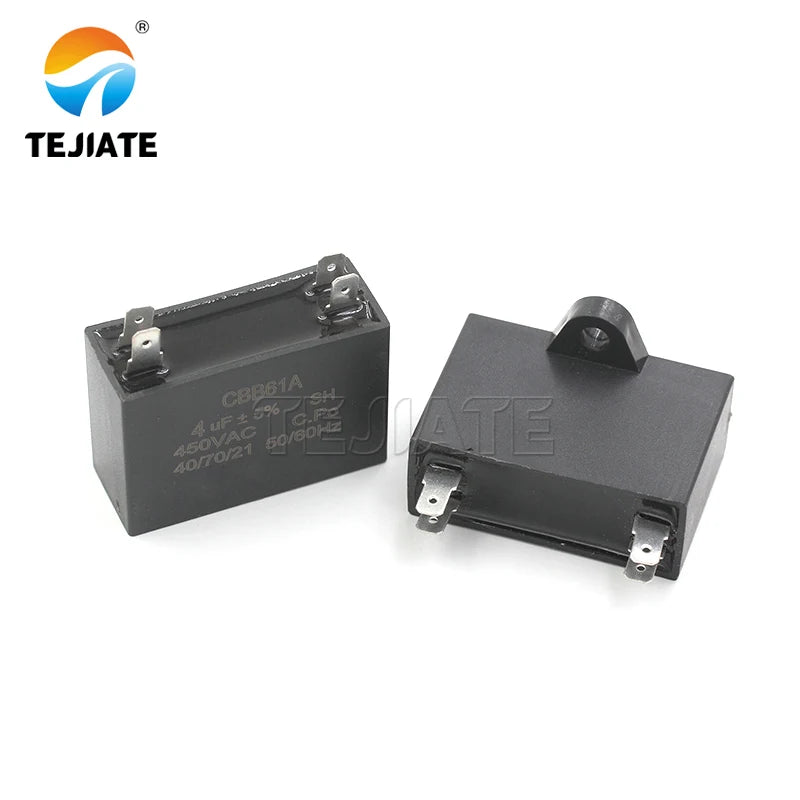 CBB61 air conditioner fan capacitor 1.2/1.5/2/2.5/3/3.5/4/4.5/5/6/7/8UF starting capacitor