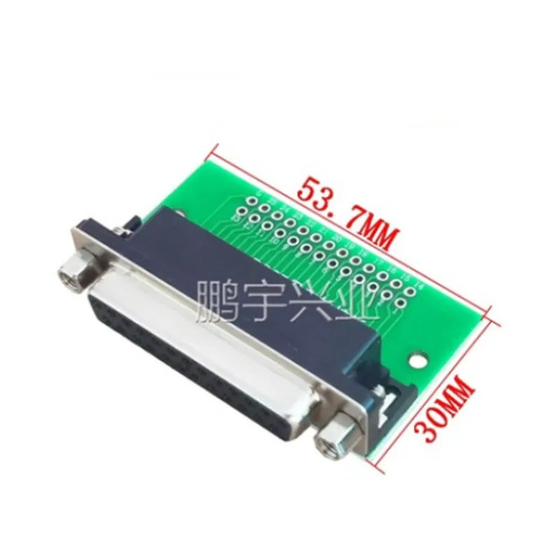 1/2/5PCS HDR DB9/DB15/DB25/DB37 Male Female Adapter Board VGA Interface to 2.54mm DIP Pin Header Test Board for PCB Circuit