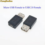 1pc Micro/Mini USB or USB 2.0 Male Female Printer USB Plug Jack Power Connector Charging Adapter for Phone MP5 Ect