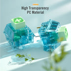 Kailh BOX Summer Switches Sound Clicky Tactile Switch 5 Pins 55g Factory Lubed Mechanical Keyboard Gaming Hot Swap MX DIY Switch