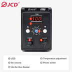 JCD Hot Air Gun 858D BGA Rework Soldering Station Heat Gun 220V 700W Hair Dryer For Soldering SMD SMT IC Welding Repair Tool