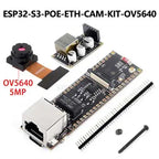 ESP32-S3 PoE RJ45 / OV2640 OV5640 Camera Development Board / W5500 / Micro-SD compatible for Raspberry Pi