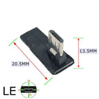 Micro USB Verlängerung Kabel Super Speed Android Elbow Erweiterung Männlichen Zu Weiblichen Daten Sync USB 2,0 Extender Kabel Ve