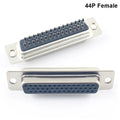 5pcs HD D-SUB 15 26 44 50 62 Pin Male Female Solder Type Connector Mount Serial Port Adapter 3 Rows DB15 DB26 DB44 DB50 DB62