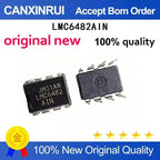 (5-100 Pieces) Brand new original LMC6482AIN LMC6482 DIP-8 chip in stock