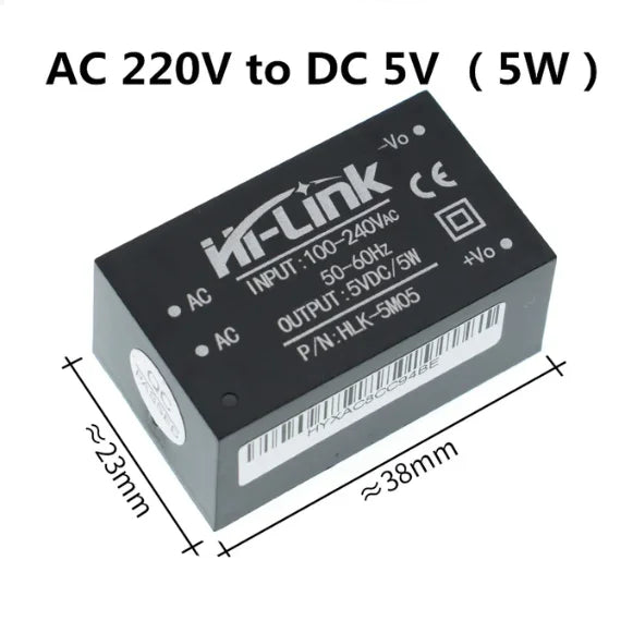 HLK-PM01 HLK-PM03 HLK-PM12 AC-DC 220V to 5V 3.3V 12V Intelligent Power Isolation Switch Module HLK-5M05 HLK-5M12 HLK-5M03