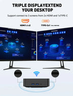 Windows 11 Pro Mini Pc Intel i9 10980HK i3 6100U Mini PC Computer 16GB 32GB RAM 1TB SSD Gaming PC Wifi 6 BT5.2 Mini PC Desktop