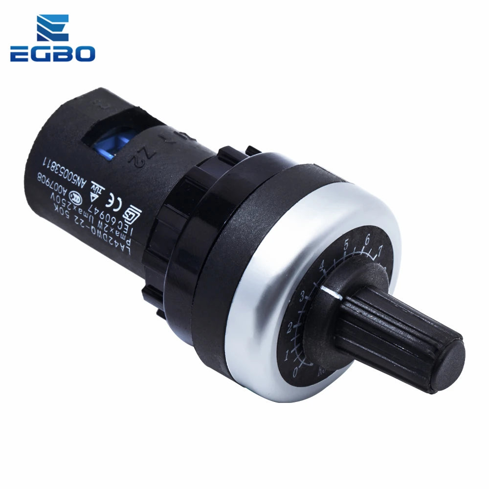 10PCS LA42DWQ-22 Rotary Potentiometer Resistance Switch Converter,  500K, 200K, 100K, 50K, 20K,10K, 5K, 2K, 1K